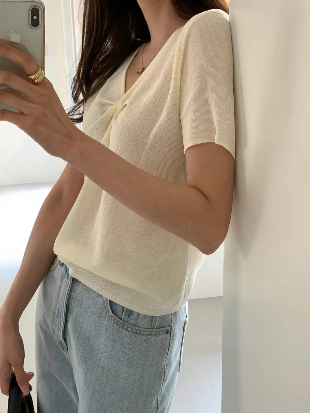 SALT.B東大門代購女裝新品25春夏推薦職業時尚真品休閑針織衫SALT.B針織衫