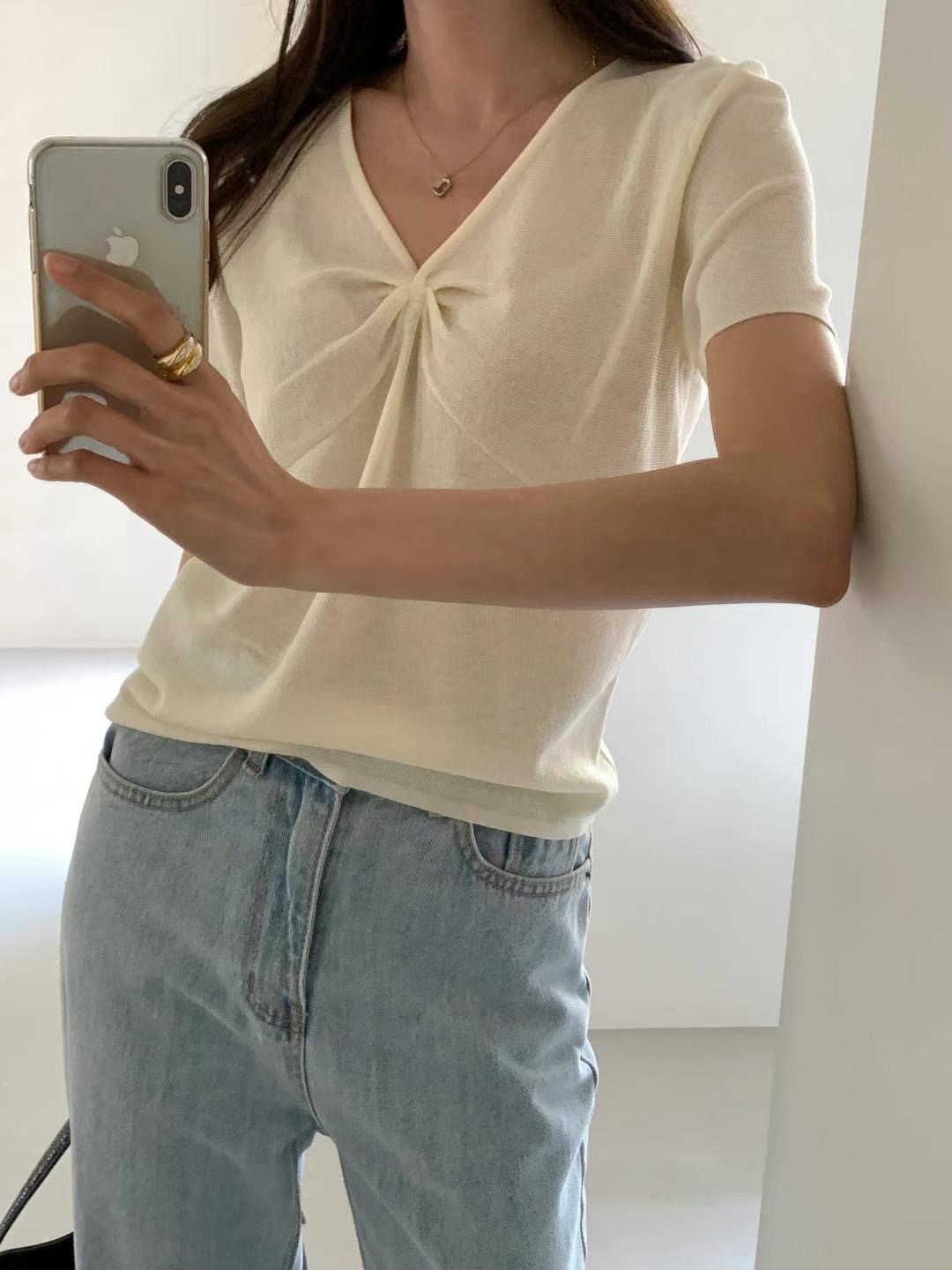 SALT.B東大門代購女裝新品25春夏推薦職業時尚真品休閑針織衫SALT.B針織衫