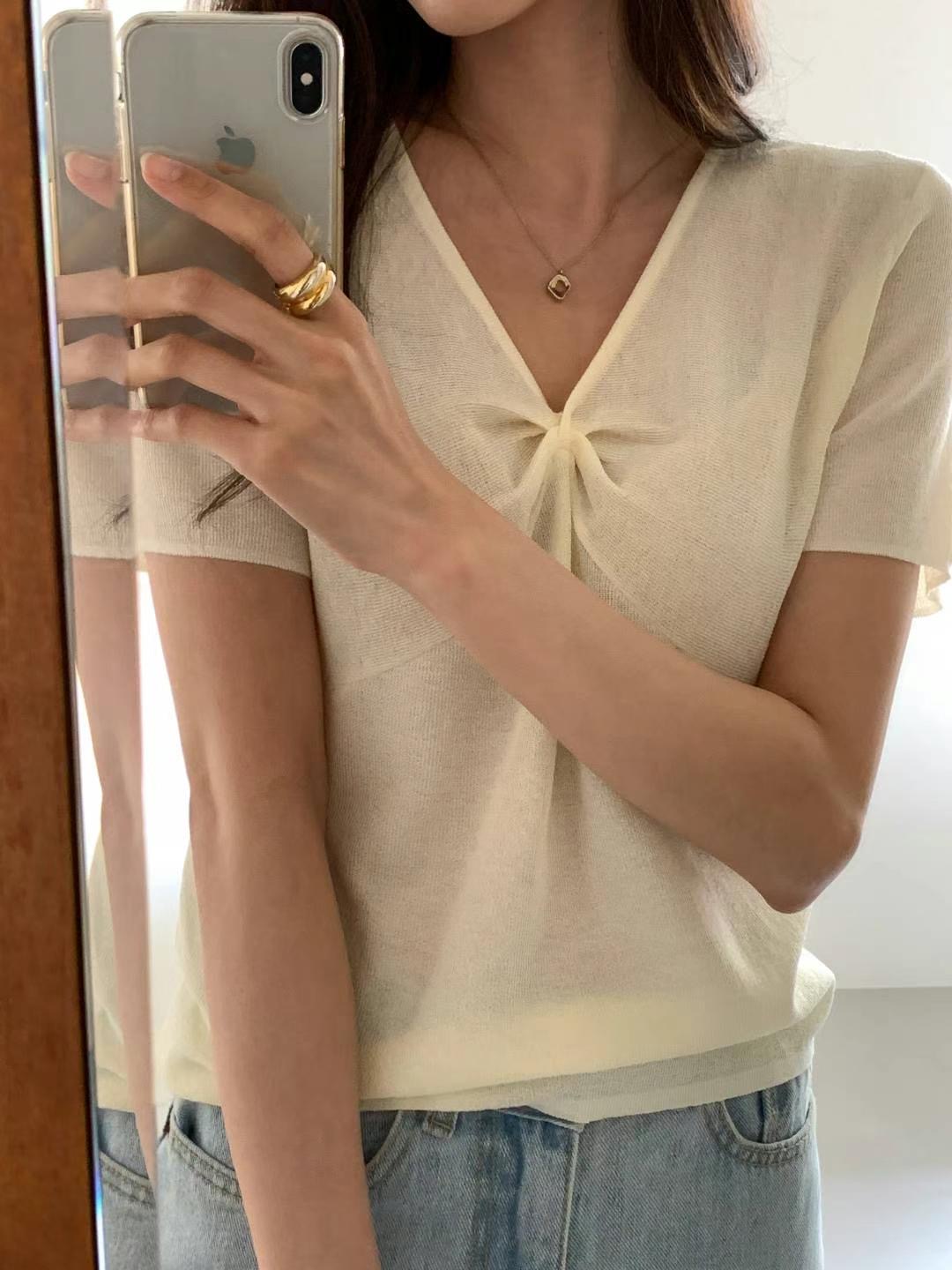 SALT.B東大門代購女裝新品25春夏推薦職業時尚真品休閑針織衫SALT.B針織衫