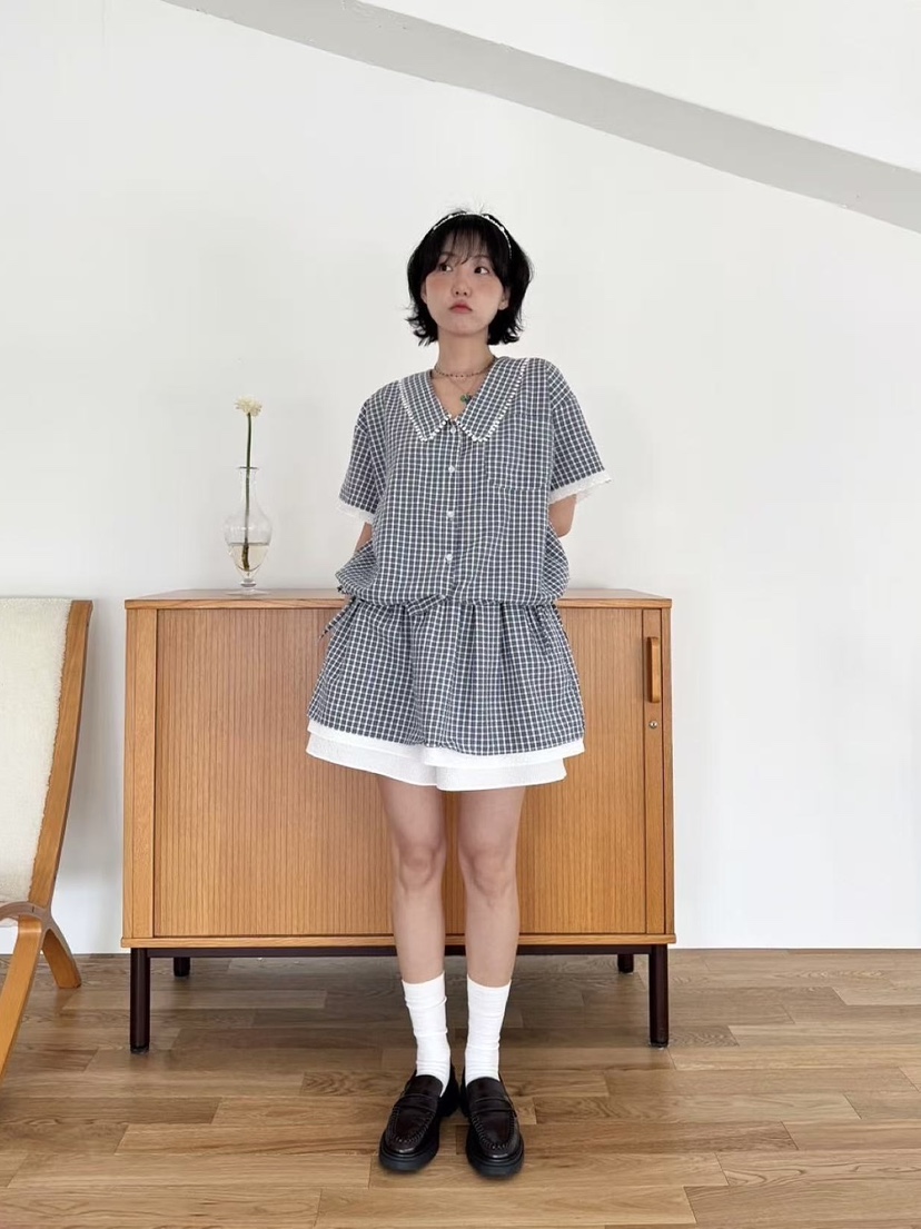HEYJUDE東大門直郵女裝新品休閑熱賣時尚人氣25春夏襯衫蕾絲衫HEYJUDE襯衫/蕾絲衫