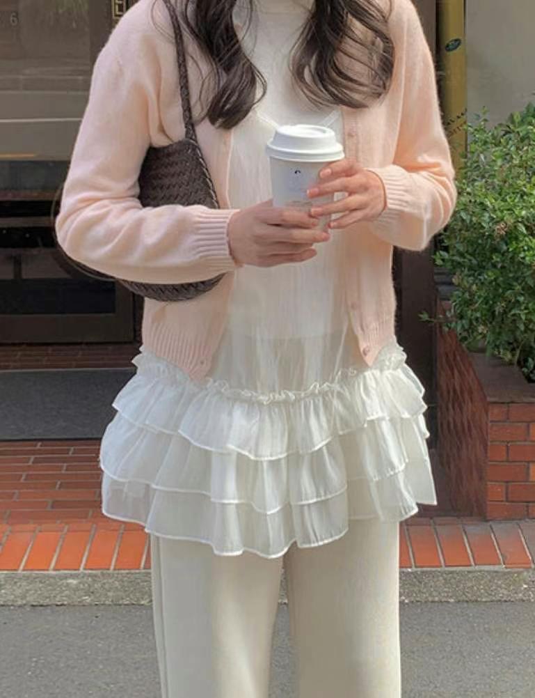 SALT.B韓國代購女裝新款時尚25春夏推薦休閑職業人氣吊帶背心SALT.B吊帶/背心