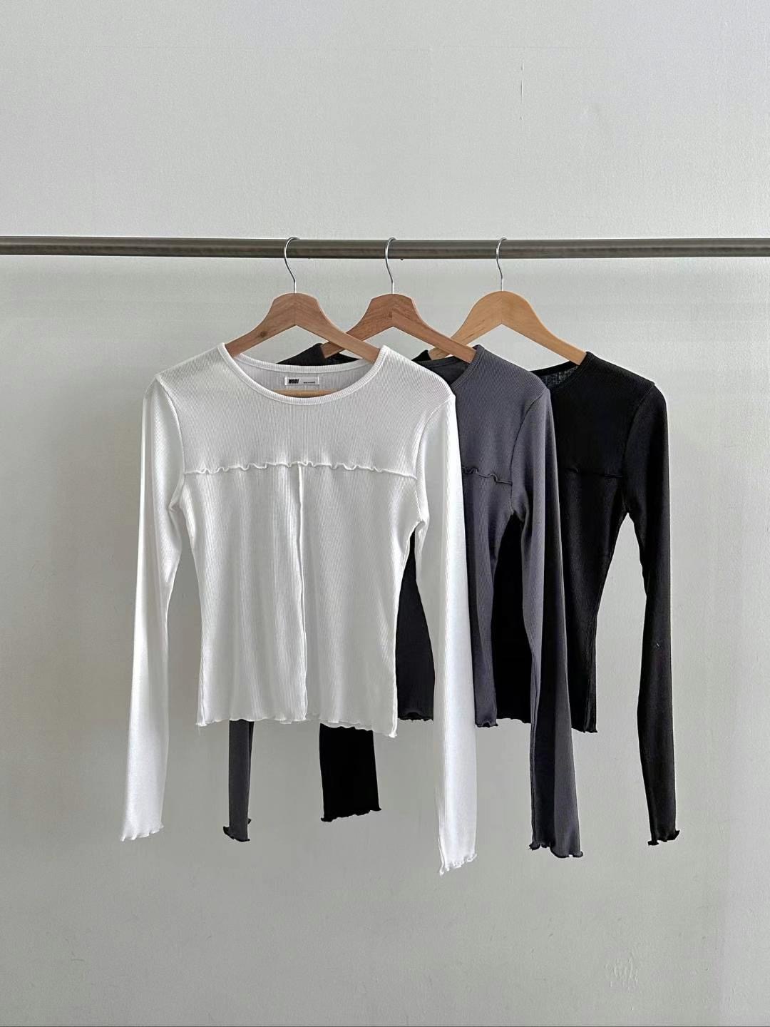 DOTNODI(無品牌標)東大門代購女士新品職業休閑推薦長袖T恤DOTNODI長袖T恤