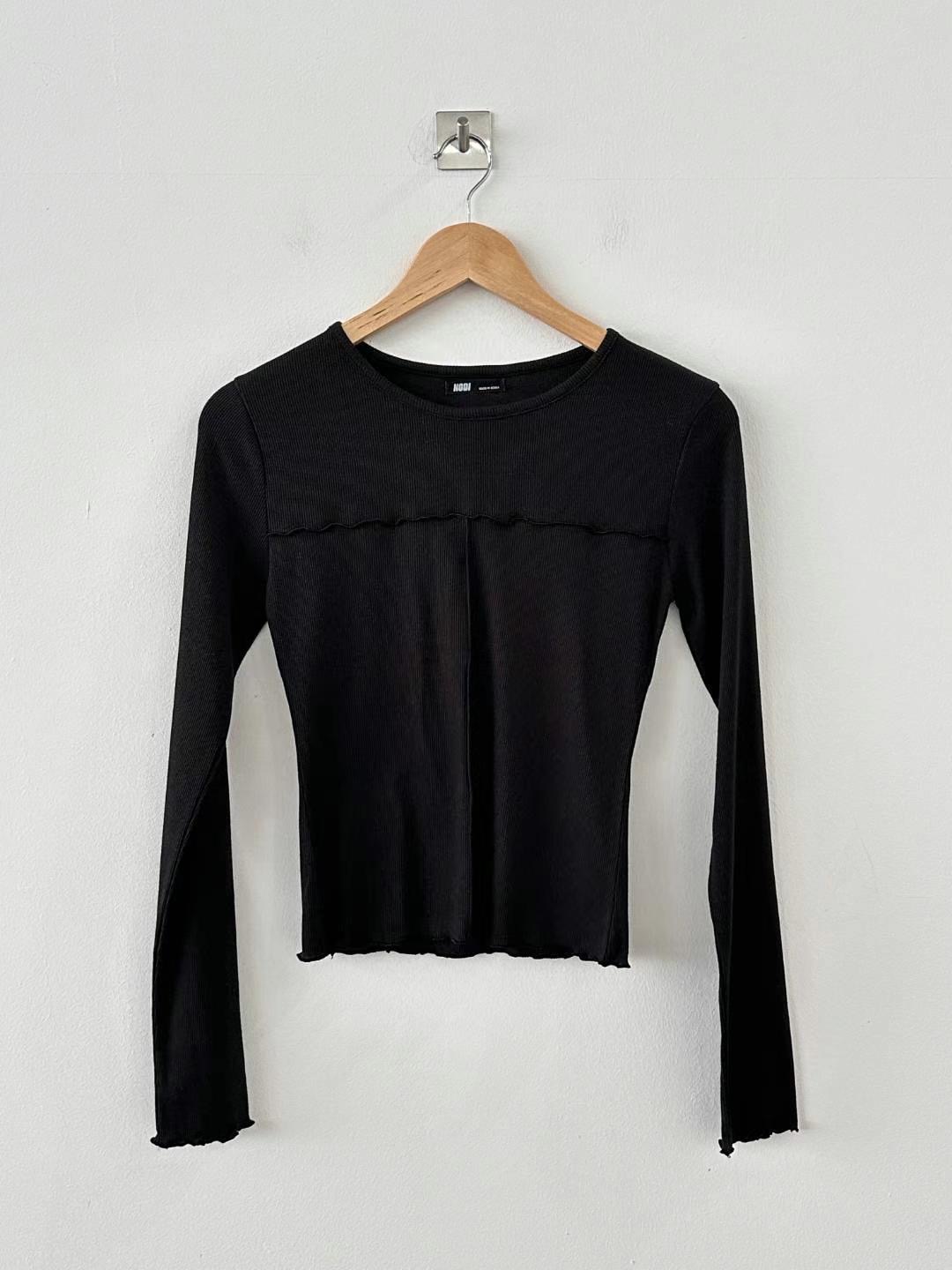 DOTNODI(無品牌標)東大門代購女士新品職業休閑推薦長袖T恤DOTNODI長袖T恤圖色3