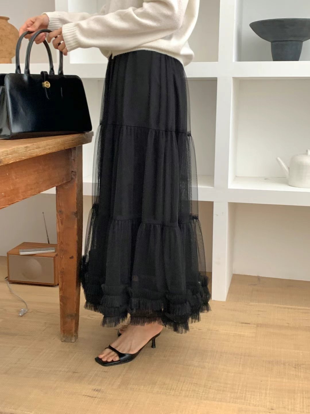 SALT.B東大門代購女裝新品推薦時尚熱賣人氣休閑真品25春夏長裙SALT.B長裙