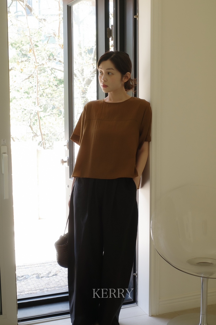 KERRY韓國直郵㊣女裝新品熱賣人氣推薦25春夏休閑襯衫蕾絲衫KERRY襯衫/蕾絲衫