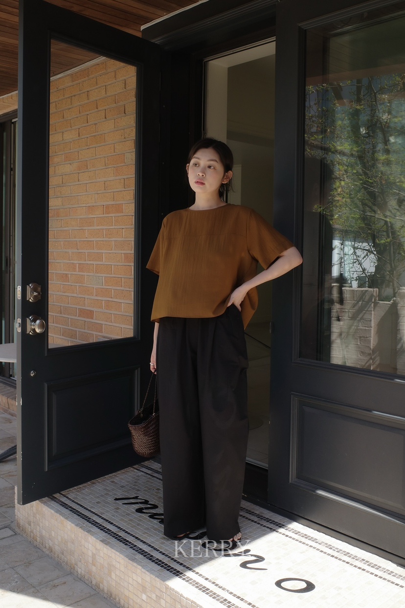 KERRY韓國直郵㊣女裝新品熱賣人氣推薦25春夏休閑襯衫蕾絲衫KERRY襯衫/蕾絲衫