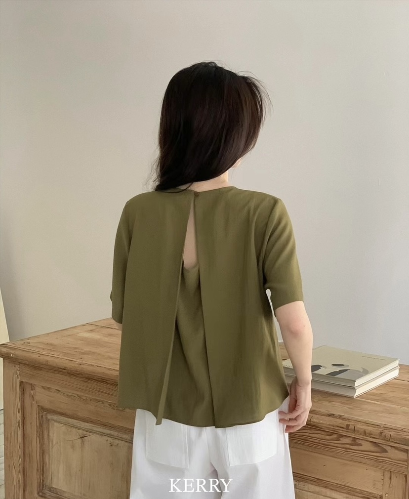 KERRY韓國直郵㊣女裝新品熱賣人氣推薦25春夏休閑襯衫蕾絲衫KERRY襯衫/蕾絲衫