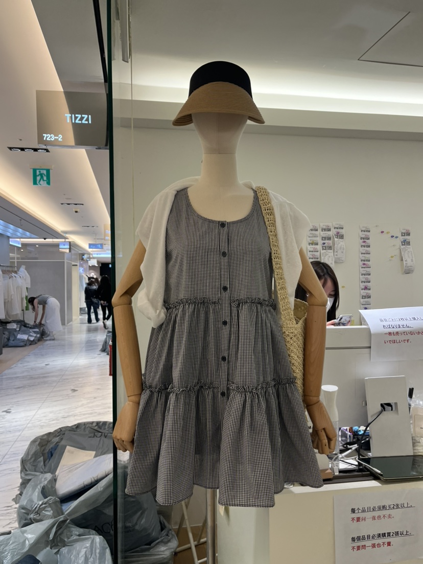 TIZZI直郵韓國代購㊣女裝新品25春夏推薦人氣休閑熱賣連衣裙TIZZI連衣裙