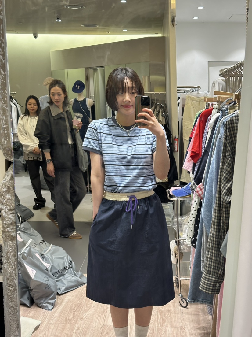 ARCHIVE-P韓國㊣直郵東大門代購女裝新款時尚休閑T恤條紋羅紋ARCHIVE-PT恤