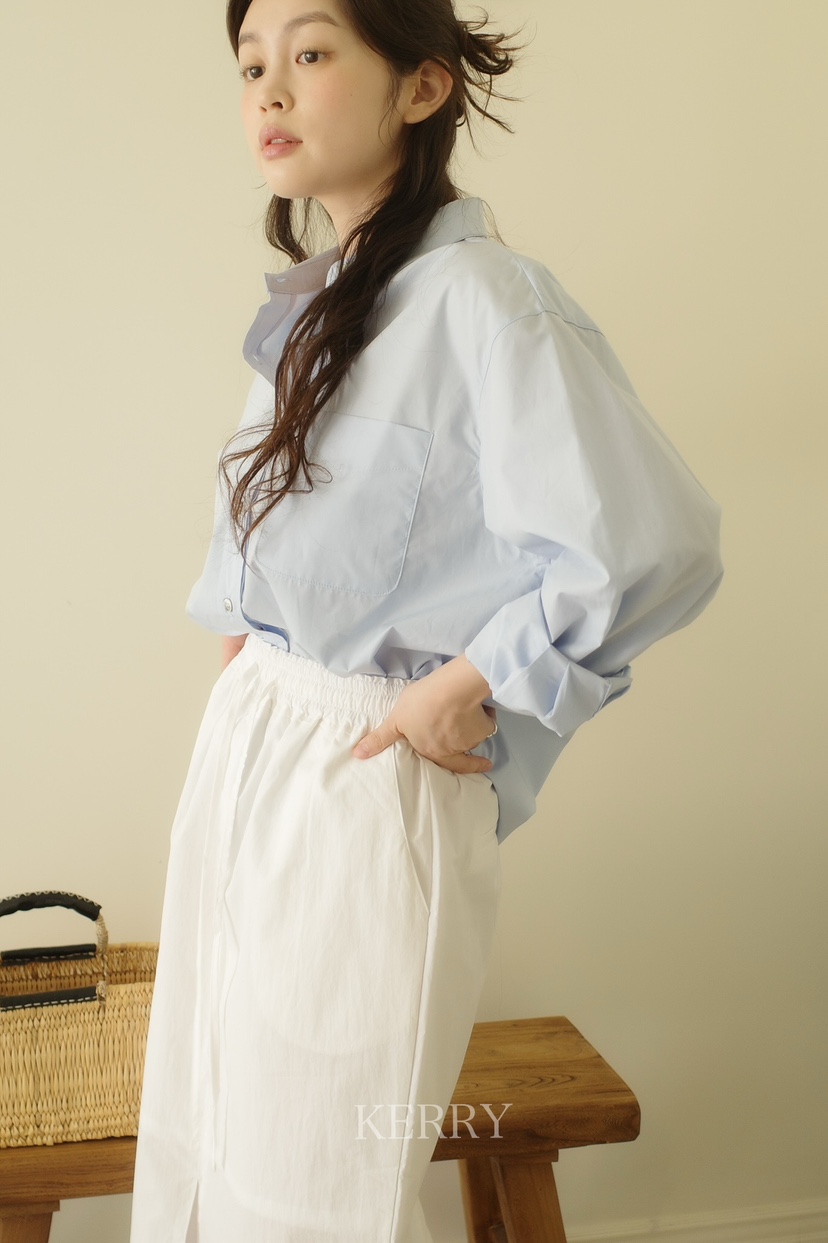 KERRY韓國直郵㊣東大門實拍女裝新款時尚25春夏人氣襯衫蕾絲衫KERRY襯衫/蕾絲衫