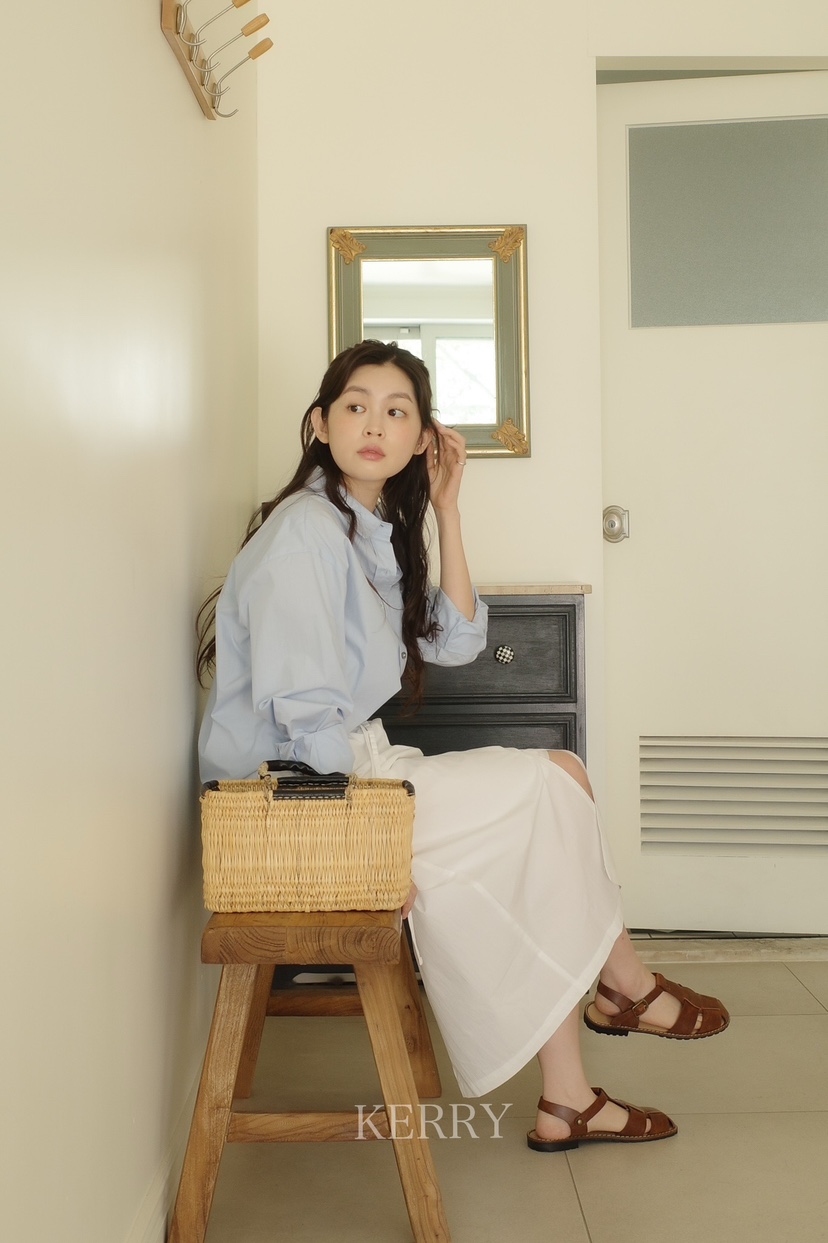 KERRY韓國直郵㊣東大門實拍女裝新款時尚25春夏人氣襯衫蕾絲衫KERRY襯衫/蕾絲衫
