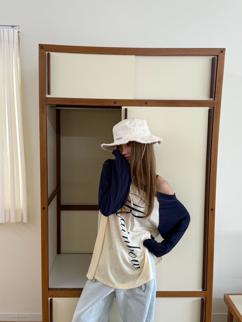 ZEROZERO韓國直郵㊣東大門實拍女裝新品時尚人氣推薦長袖T恤ZEROZERO長袖T恤
