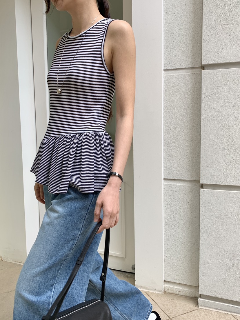 PIN-UP韓國直郵㊣東大門實拍女裝新品25春夏休閑時尚吊帶背心PIN-UP吊帶/背心