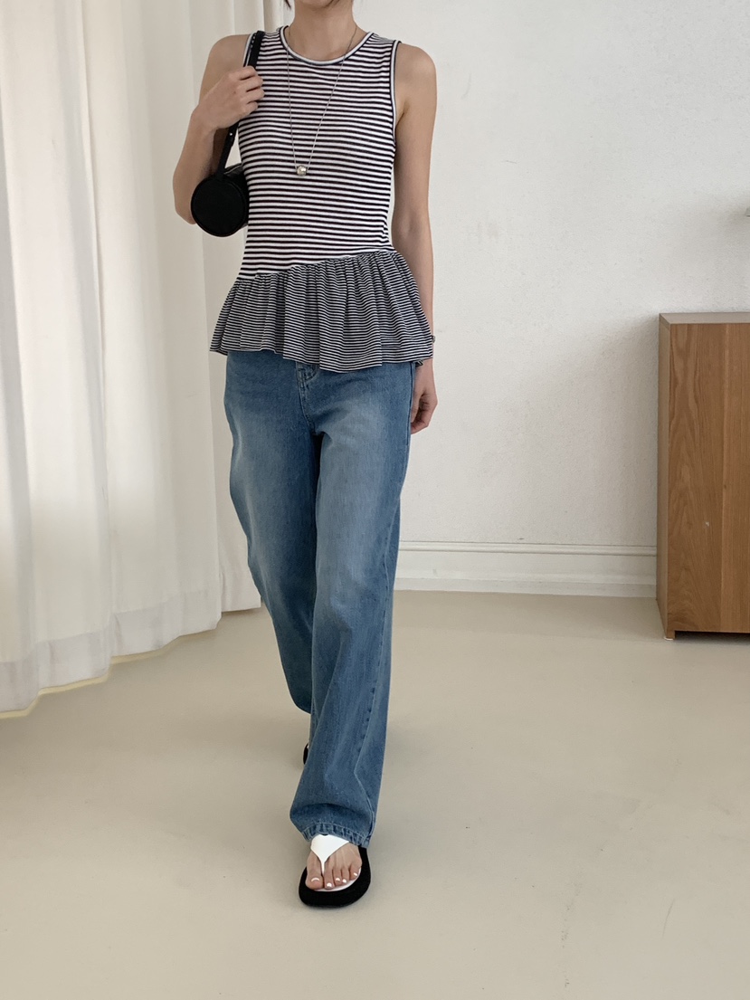 PIN-UP韓國直郵㊣東大門實拍女裝新品25春夏休閑時尚吊帶背心PIN-UP吊帶/背心