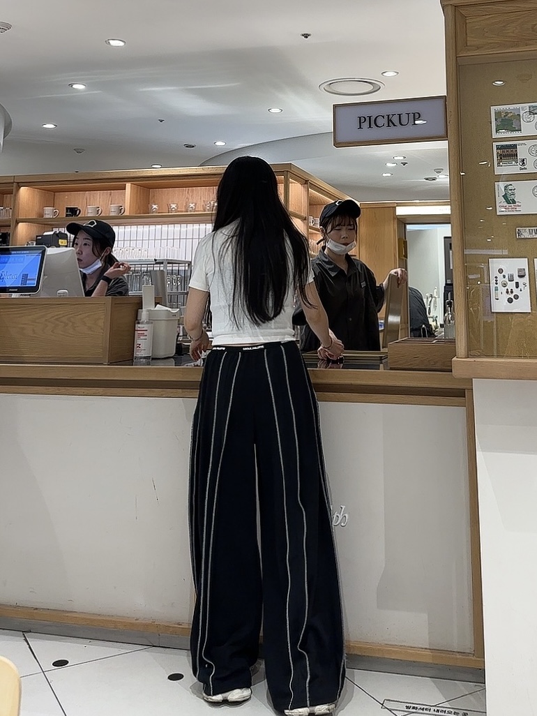 PALETTE-Q直郵韓國代購㊣女裝新品時尚推薦熱賣25春夏休閑褲PALETTE休閑褲
