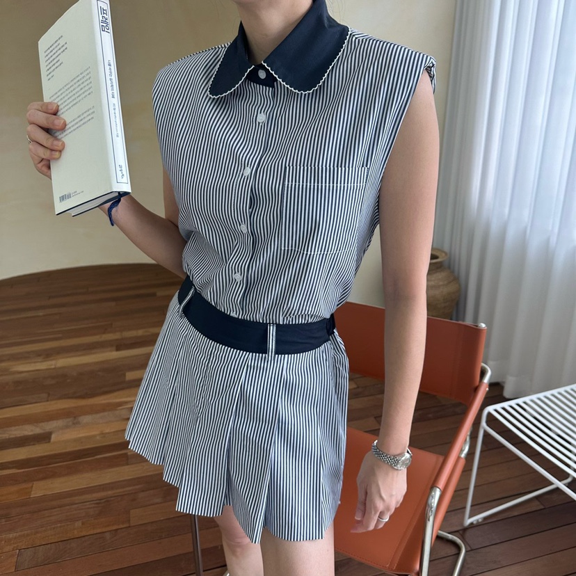 SOUIT韓國直郵㊣東大門實拍女裝新款時尚熱賣25春夏休閑馬甲SOUIT by mabel-L馬甲
