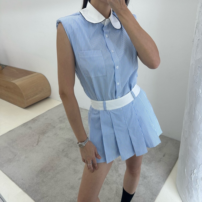 SOUIT韓國直郵㊣東大門實拍女裝新款時尚熱賣25春夏休閑馬甲SOUIT by mabel-L馬甲圖色2