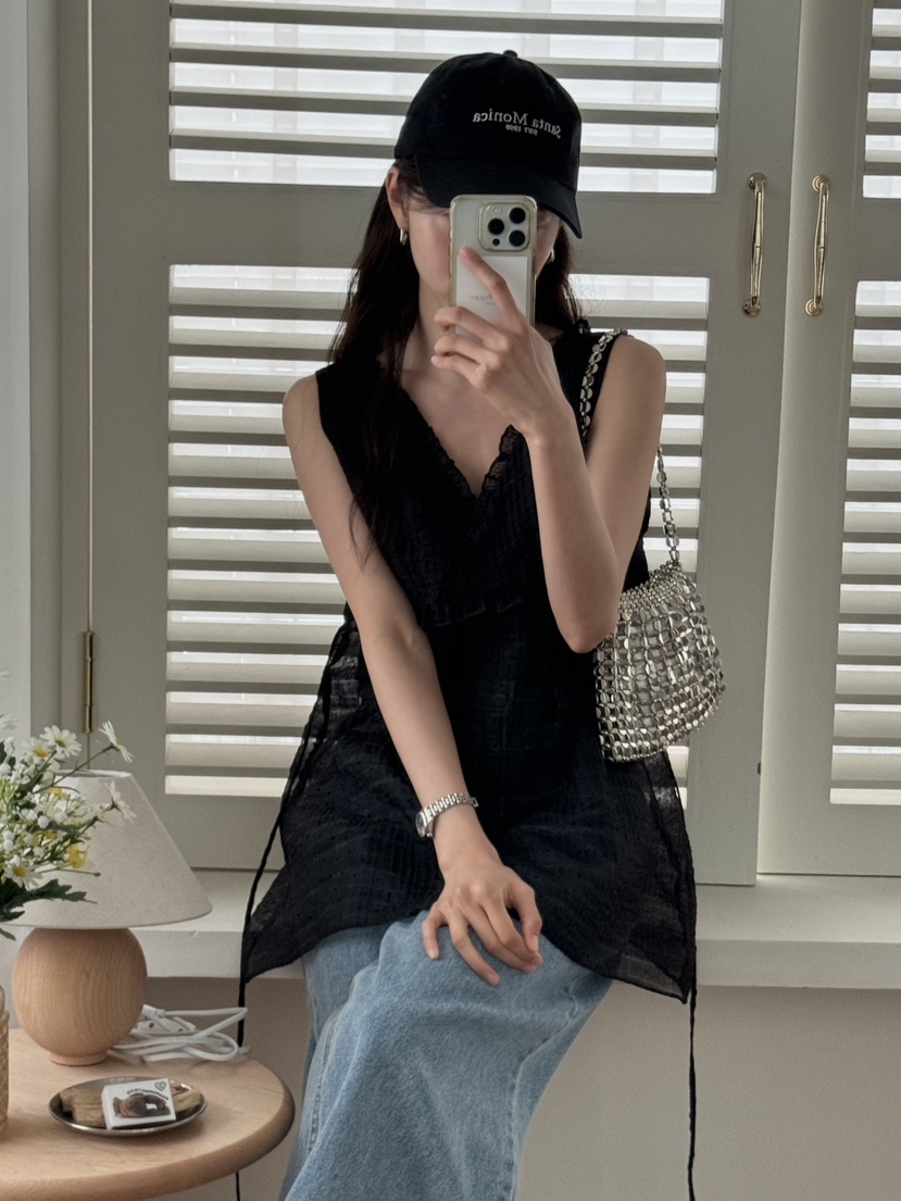 TIZZI韓國直郵㊣女裝新款推薦熱賣時尚人氣25春夏襯衫蕾絲衫TIZZI襯衫/蕾絲衫