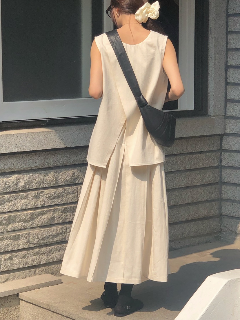 ONDO-P直郵韓國代購㊣女裝新品熱賣推薦25春夏休閑時尚長裙ONDO-P長裙