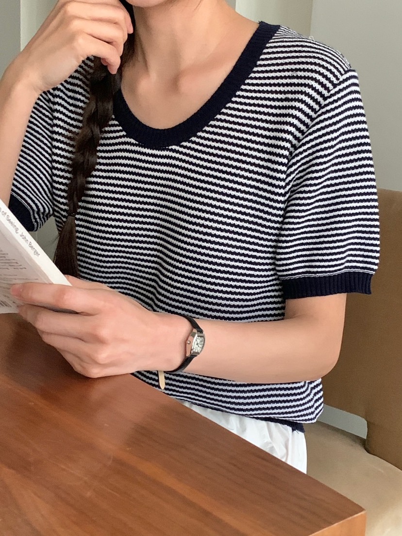 WOOD韓國直郵㊣東大門實拍女裝新款休閑推薦時尚人氣針織衫WOOD針織衫