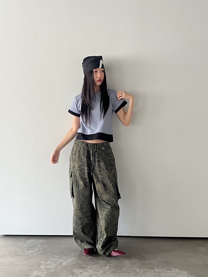 SUNDER MARKET韓國直郵㊣女裝新品人氣時尚熱賣休閑25春夏T恤SUNDER MARKETT恤