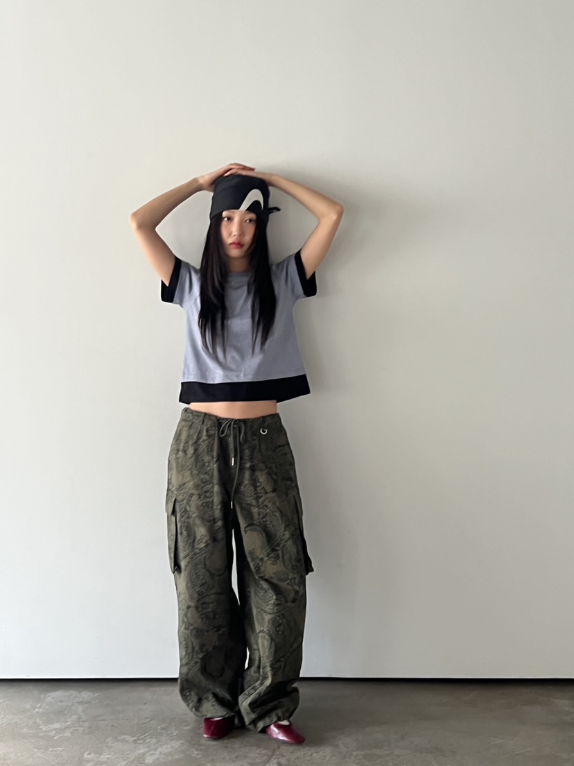 SUNDER MARKET韓國直郵㊣女裝新品人氣時尚熱賣休閑25春夏T恤SUNDER MARKETT恤
