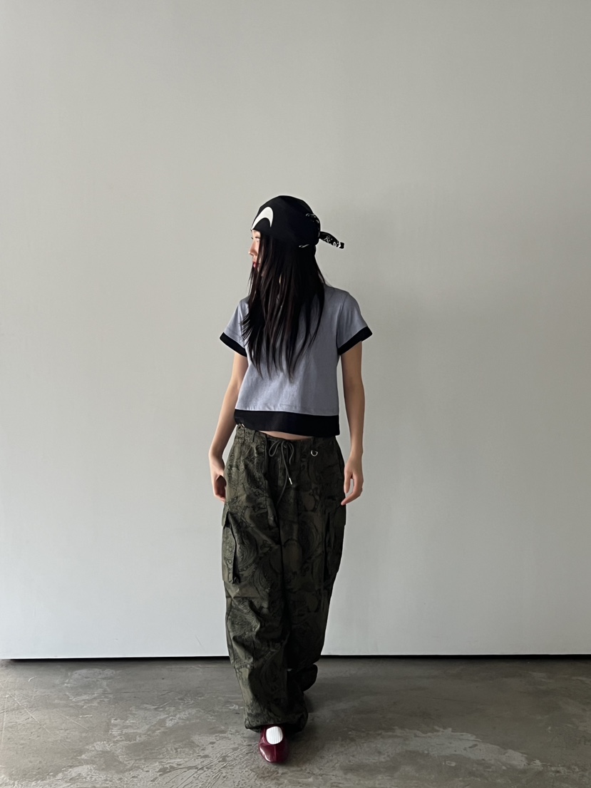 SUNDER MARKET韓國直郵㊣女裝新品人氣時尚熱賣休閑25春夏T恤SUNDER MARKETT恤