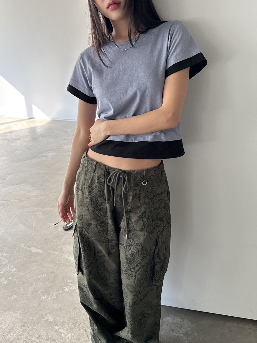 SUNDER MARKET韓國直郵㊣女裝新品人氣時尚熱賣休閑25春夏T恤SUNDER MARKETT恤
