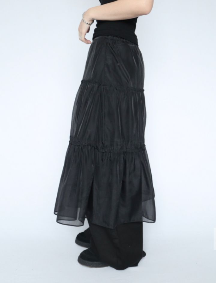 LIVE FOREVER韓國直郵㊣東大門實拍女裝新品25春夏時尚長裙LIVE FOR_EVER長裙