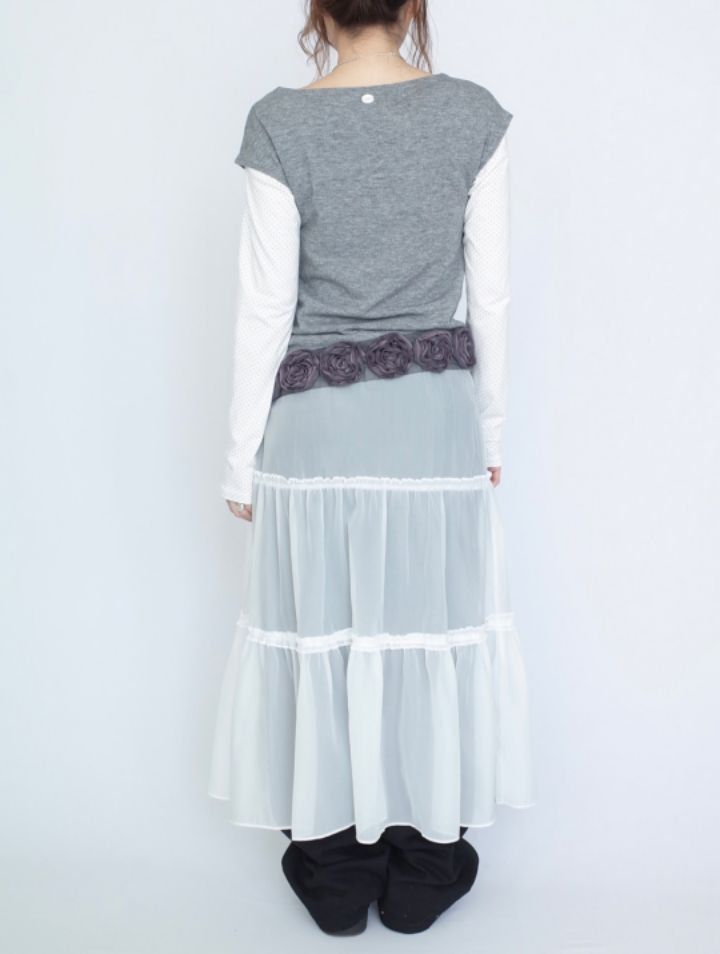 LIVE FOREVER韓國直郵㊣東大門實拍女裝新品25春夏時尚長裙LIVE FOR_EVER長裙