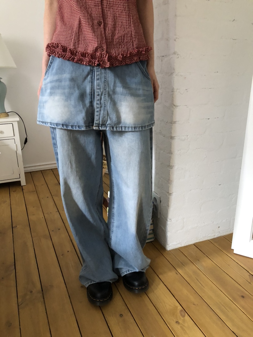 FLASH韓國直郵㊣東大門實拍女裝新品推薦人氣時尚休閑熱賣裙褲FLASH裙褲