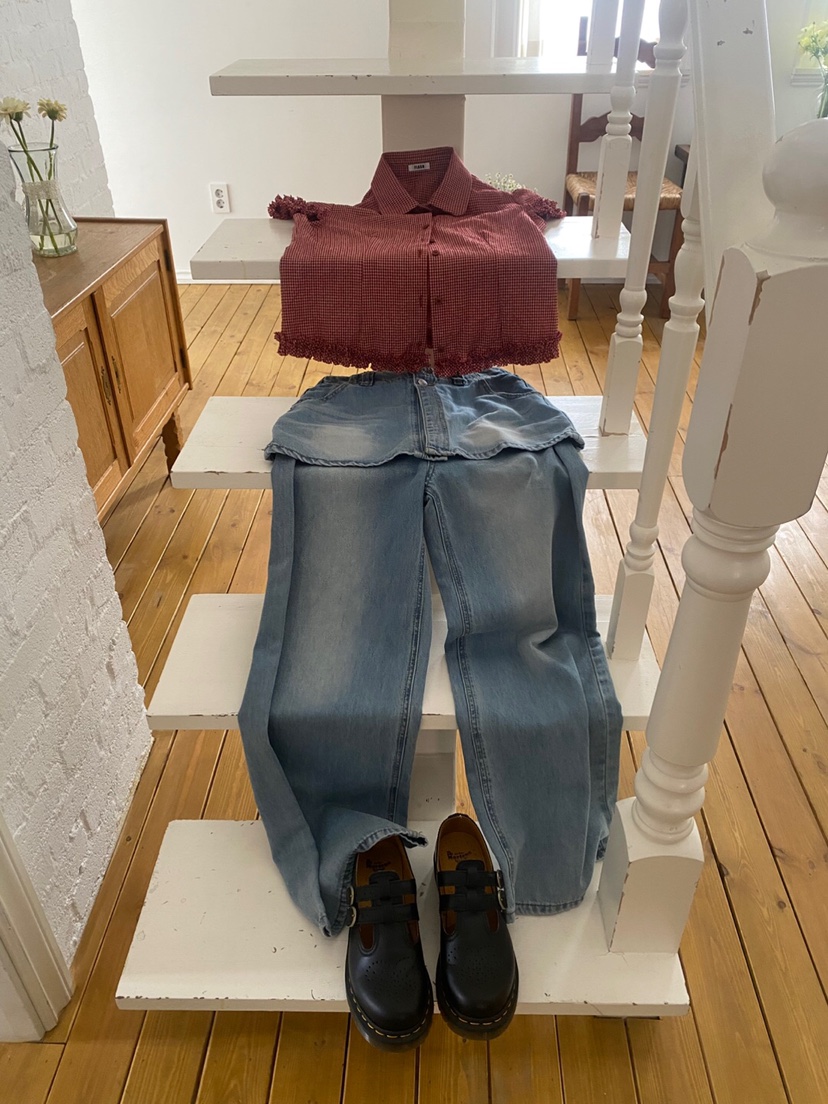 FLASH韓國直郵㊣東大門實拍女裝新品推薦人氣時尚休閑熱賣裙褲FLASH裙褲