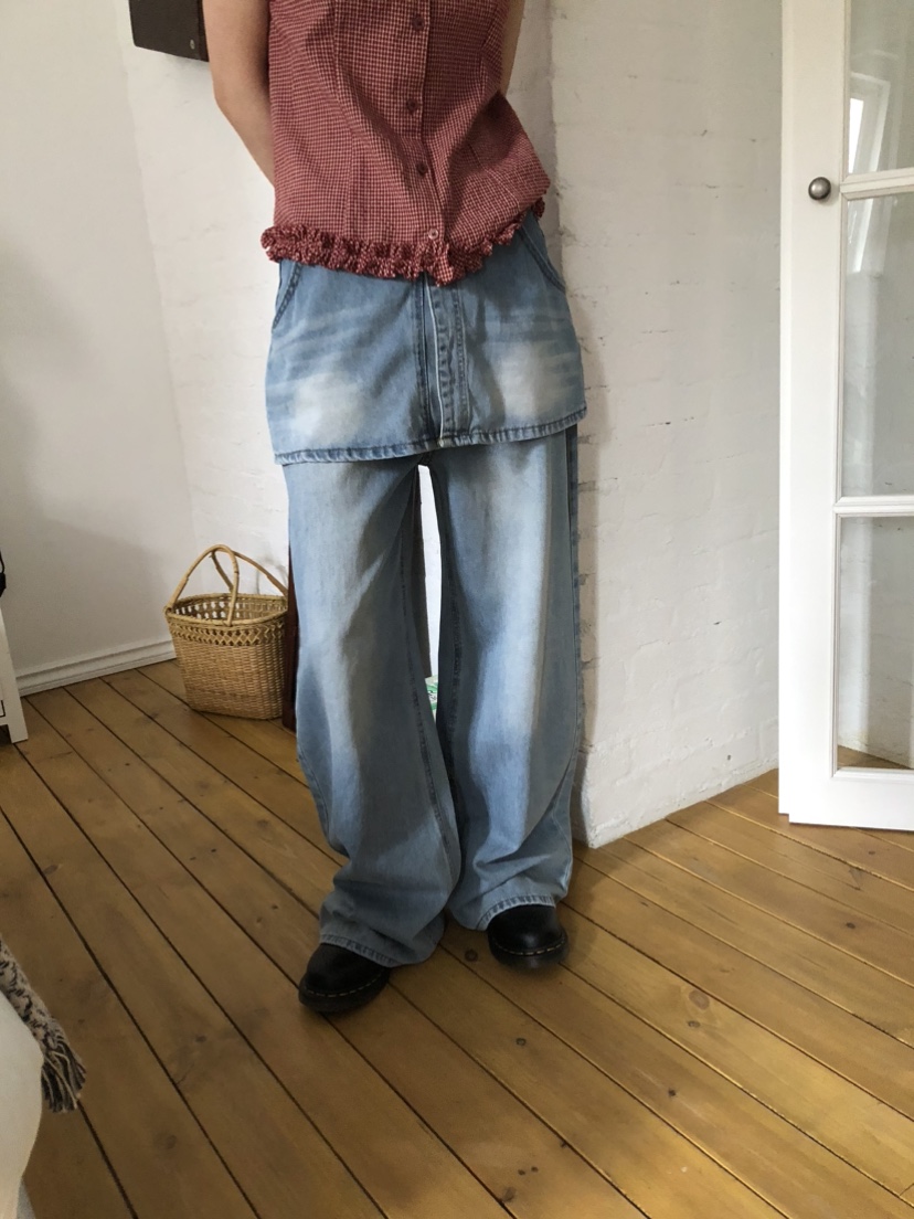 FLASH韓國直郵㊣東大門實拍女裝新品推薦人氣時尚休閑熱賣裙褲FLASH裙褲