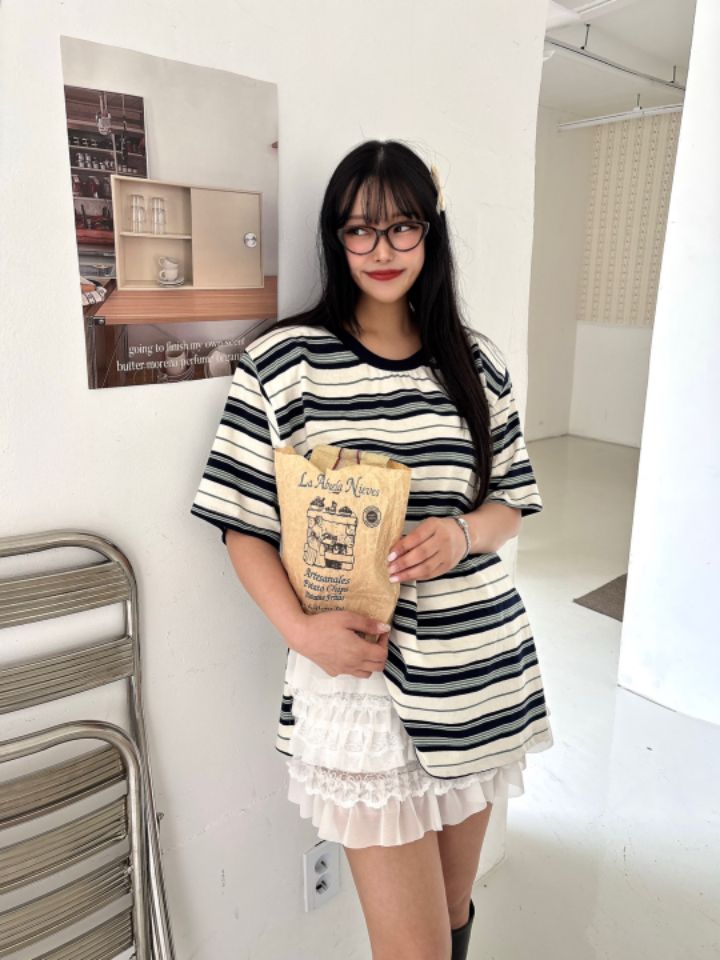 mars韓國直郵㊣女裝新品熱賣人氣推薦25春夏休閑短裙荷葉邊mars短裙