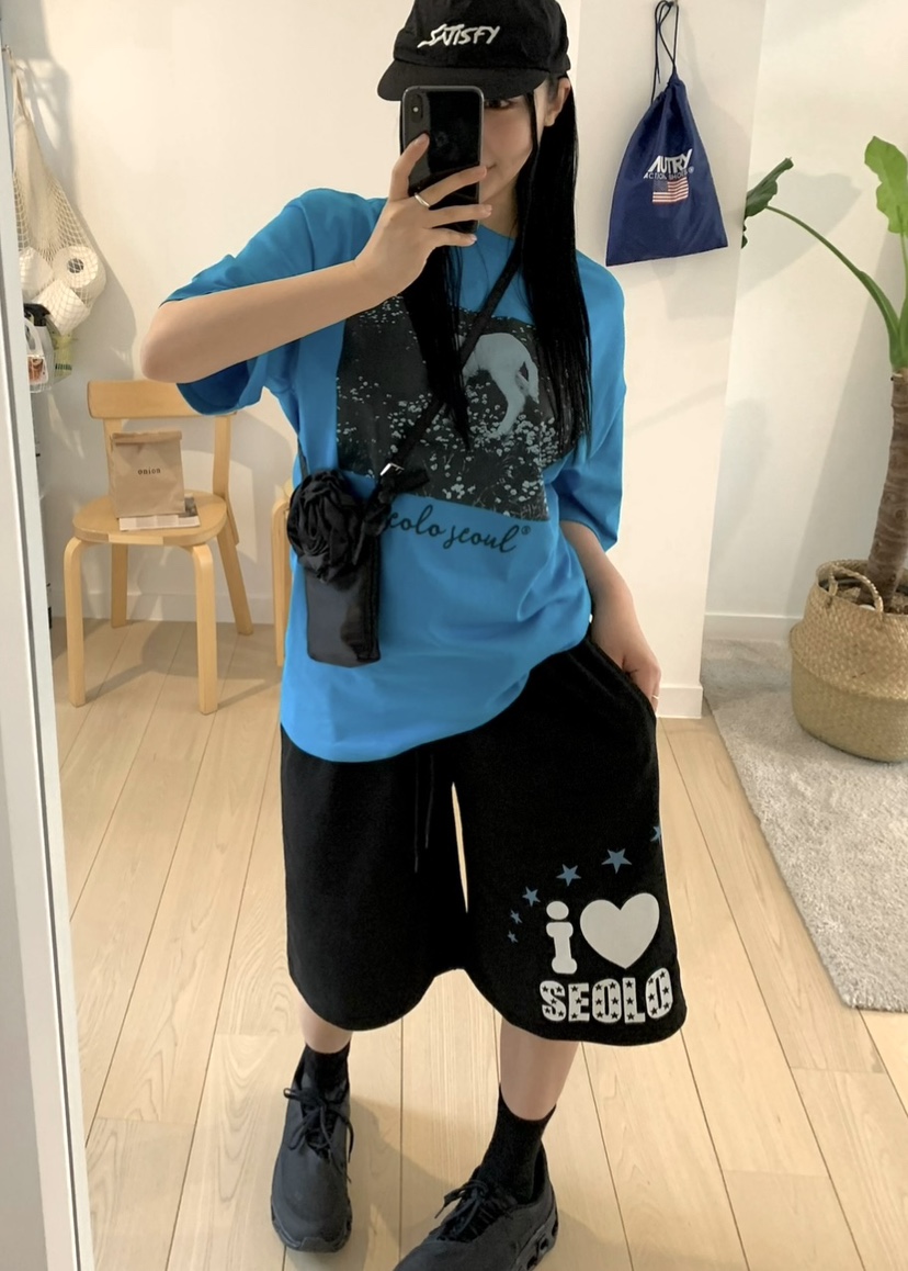 SEOLO直郵韓國代購㊣女裝新品時尚休閑推薦25春夏人氣熱賣短褲Seolo seoul短褲