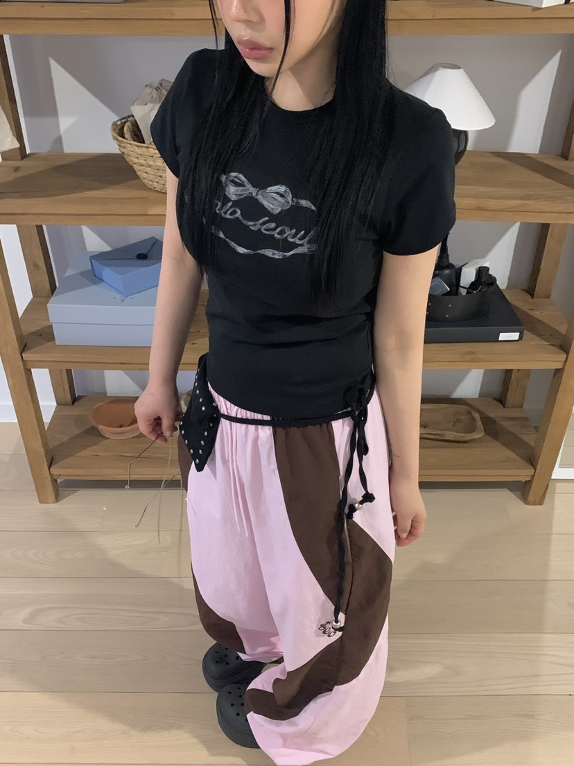 SEOLO直郵韓國代購㊣女裝新款熱賣推薦休閑25春夏時尚休閑褲Seolo seoul休閑褲