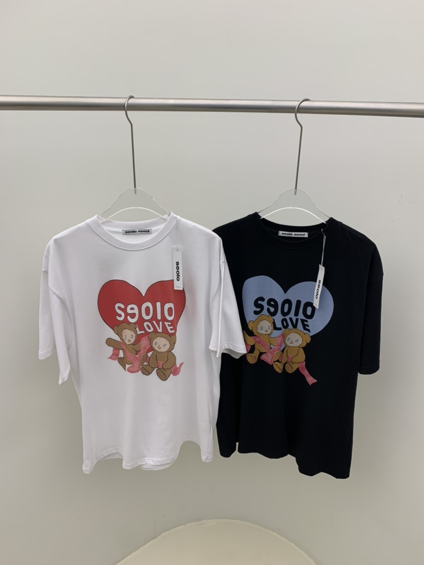SEOLO韓國直郵㊣女裝新款25春夏休閑時尚熱賣人氣推薦T恤Seolo seoulT恤