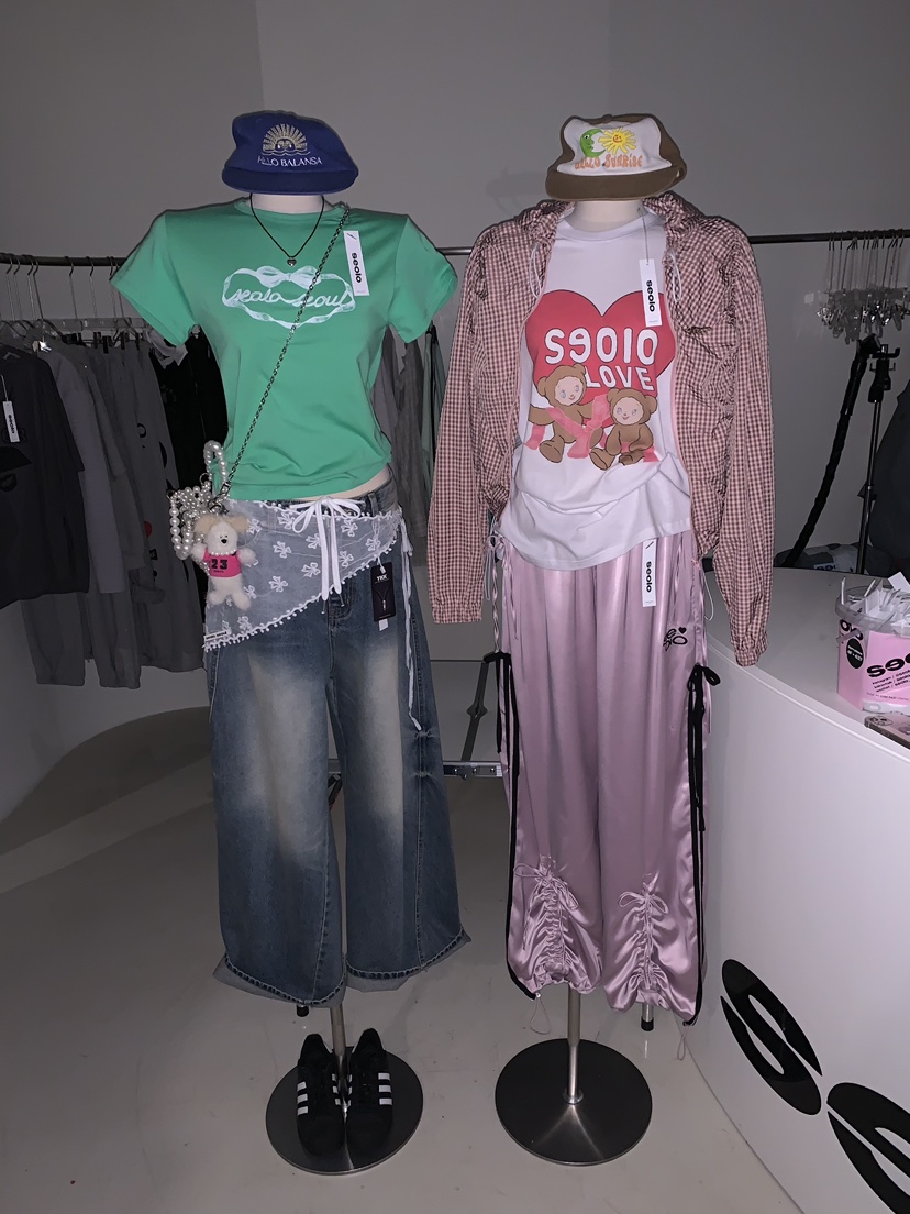 SEOLO韓國直郵㊣女裝新款25春夏休閑時尚熱賣人氣推薦T恤Seolo seoulT恤