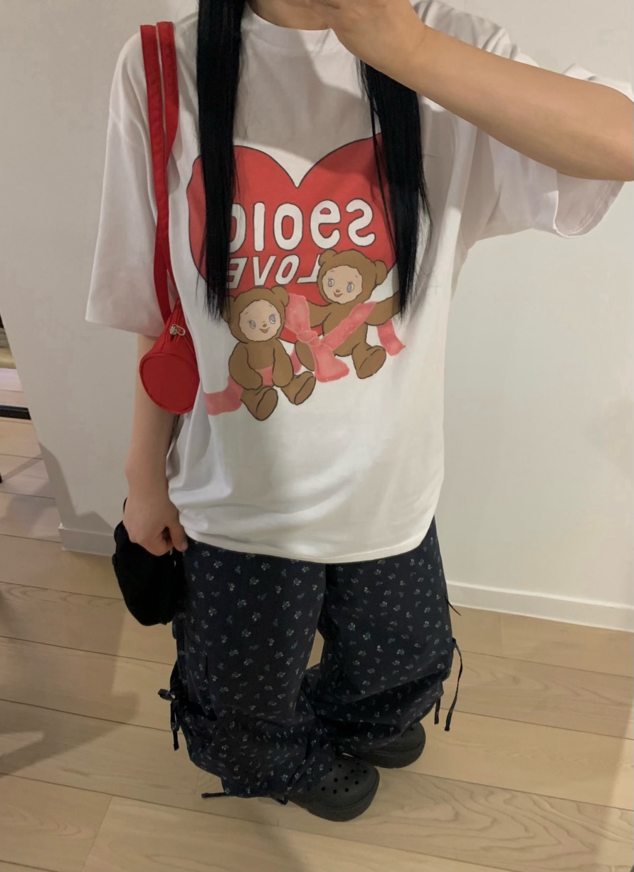 SEOLO韓國直郵㊣女裝新款25春夏休閑時尚熱賣人氣推薦T恤Seolo seoulT恤