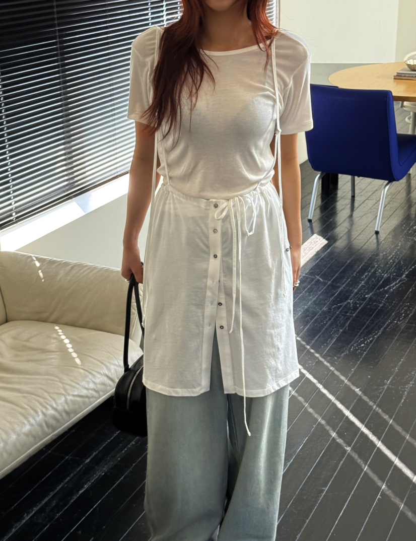 OVER NEAP韓國直郵㊣東大門實拍女裝新品熱賣人氣吊帶背心OVER NEAR吊帶/背心
