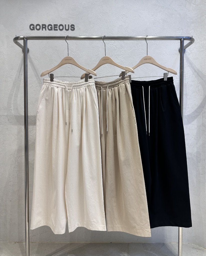 GORGEOUS韓國直郵㊣女裝新款休閑時尚人氣推薦熱賣25春夏休閑褲GORGEOUS休閑褲