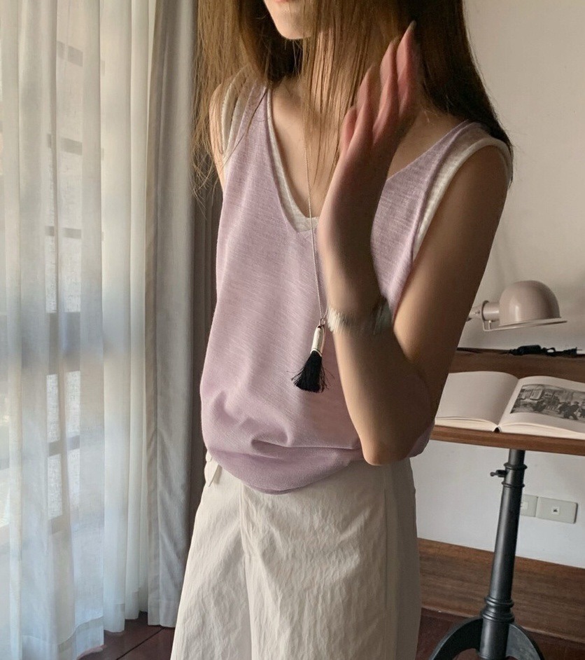 OLA韓國直郵㊣東大門實拍女裝新品25春夏人氣時尚推薦吊帶背心mellor/OLA吊帶/背心