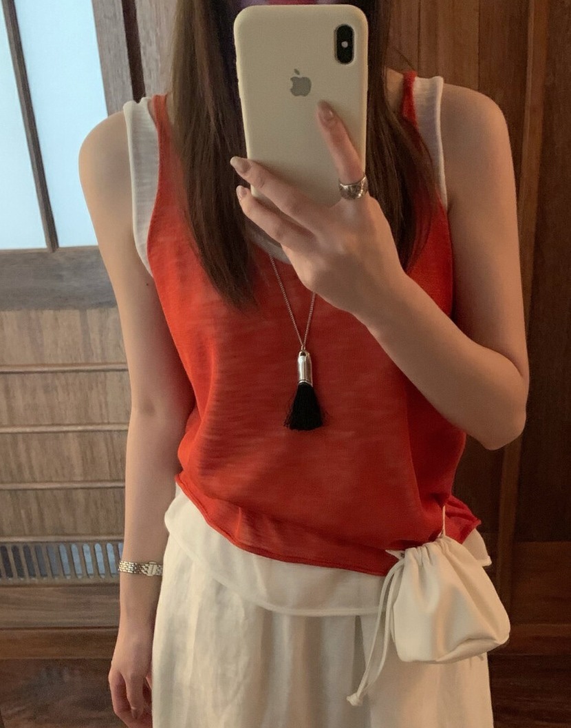 OLA韓國直郵㊣東大門實拍女裝新品25春夏人氣時尚推薦吊帶背心mellor/OLA吊帶/背心