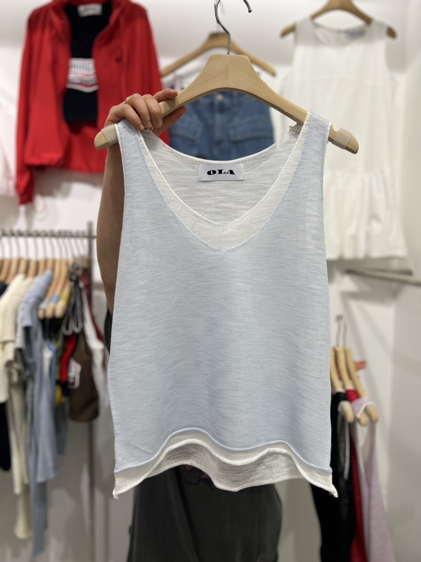 OLA韓國直郵㊣東大門實拍女裝新品25春夏人氣時尚推薦吊帶背心mellor/OLA吊帶/背心