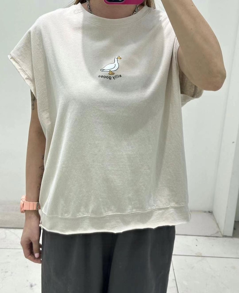 ZACCU韓國㊣直郵東大門代購女裝新品25春夏休閑熱賣吊帶背心鵝ZACCU吊帶/背心