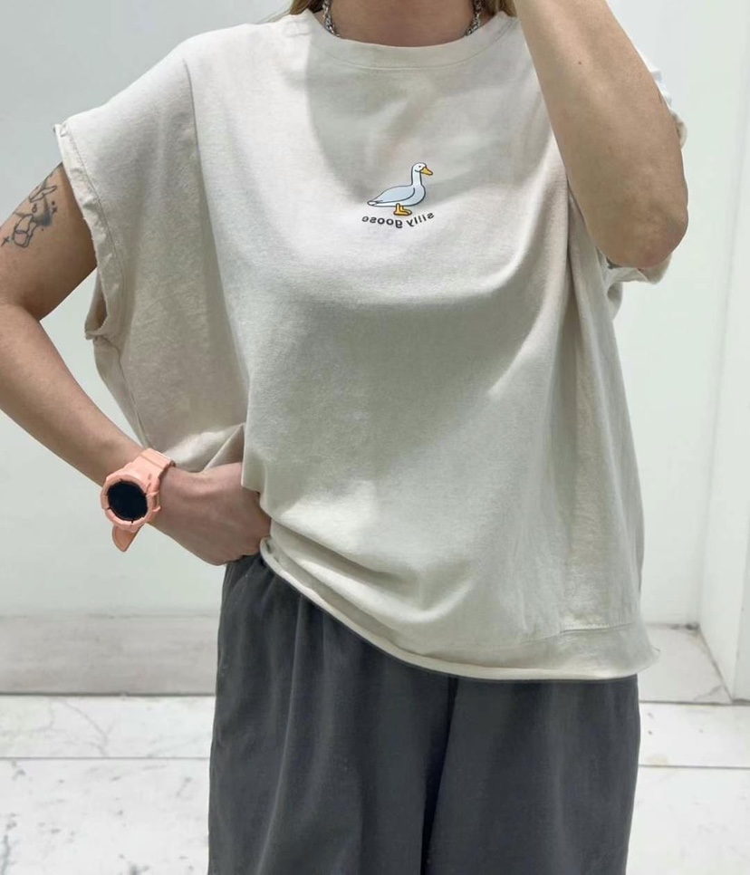 ZACCU韓國㊣直郵東大門代購女裝新品25春夏休閑熱賣吊帶背心鵝ZACCU吊帶/背心