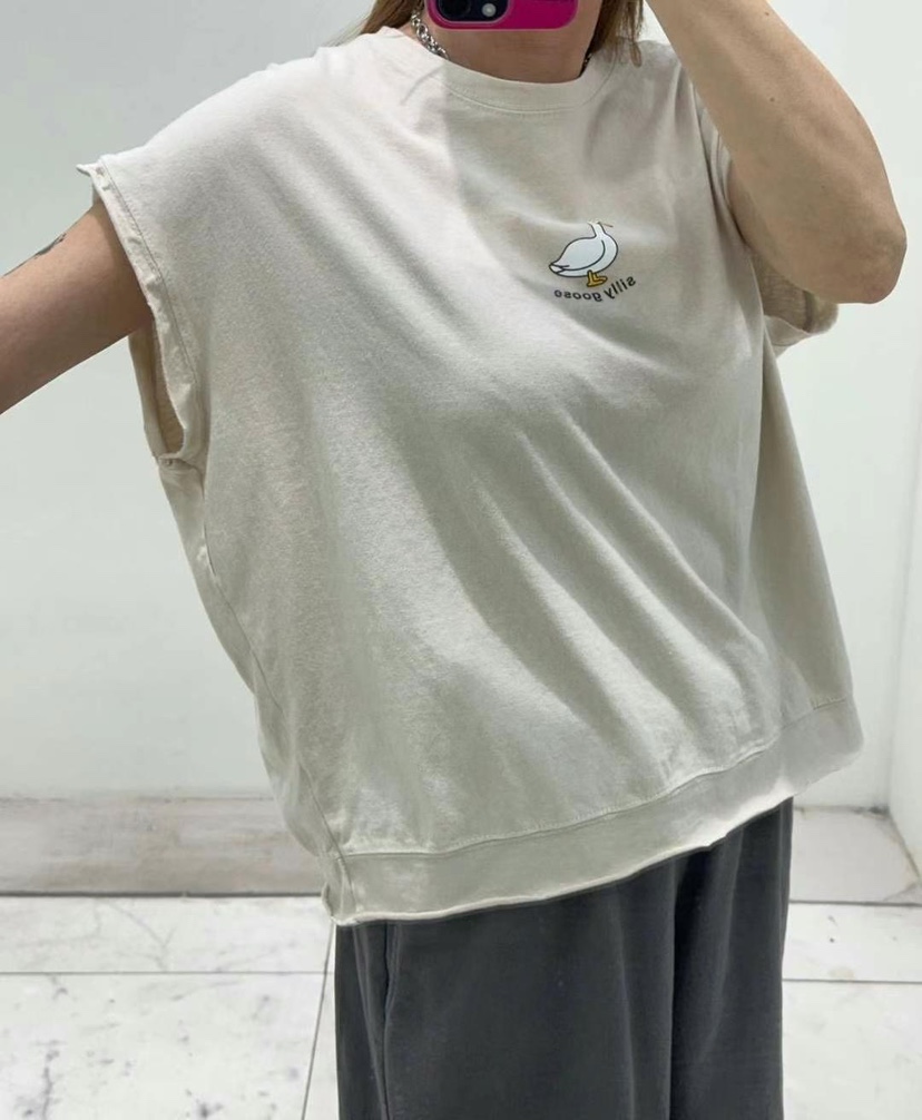 ZACCU韓國㊣直郵東大門代購女裝新品25春夏休閑熱賣吊帶背心鵝ZACCU吊帶/背心