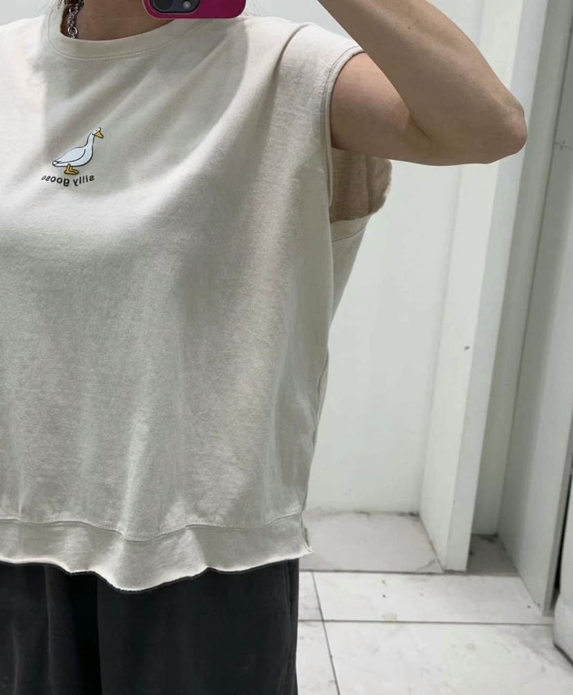 ZACCU韓國㊣直郵東大門代購女裝新品25春夏休閑熱賣吊帶背心鵝ZACCU吊帶/背心