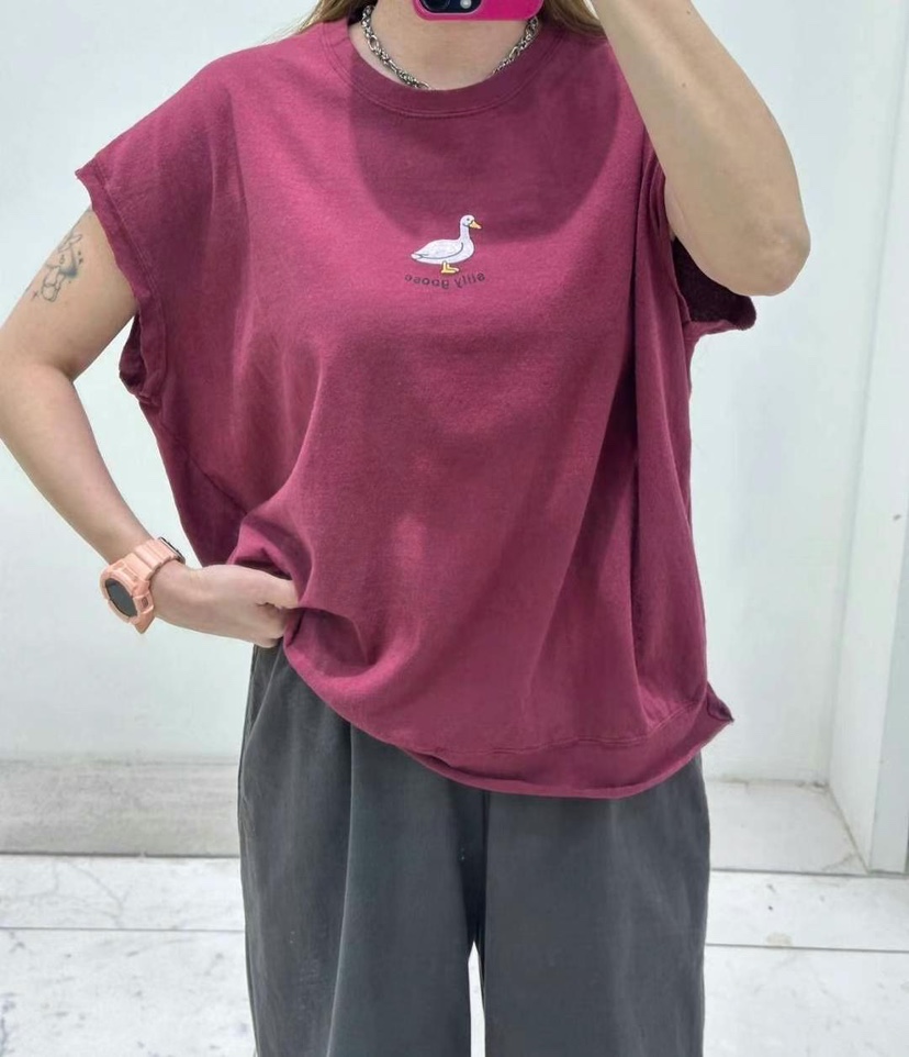 ZACCU韓國㊣直郵東大門代購女裝新品25春夏休閑熱賣吊帶背心鵝ZACCU吊帶/背心