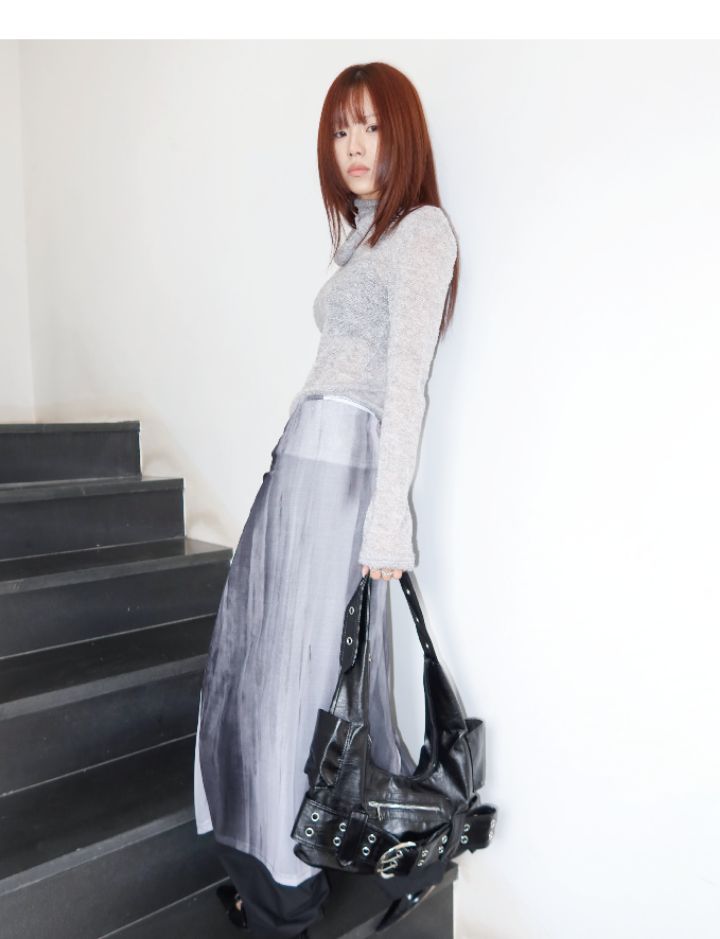 LIVE FOREVER韓國直郵㊣東大門實拍女裝新品人氣熱賣推薦長裙LIVE FOR_EVER長裙